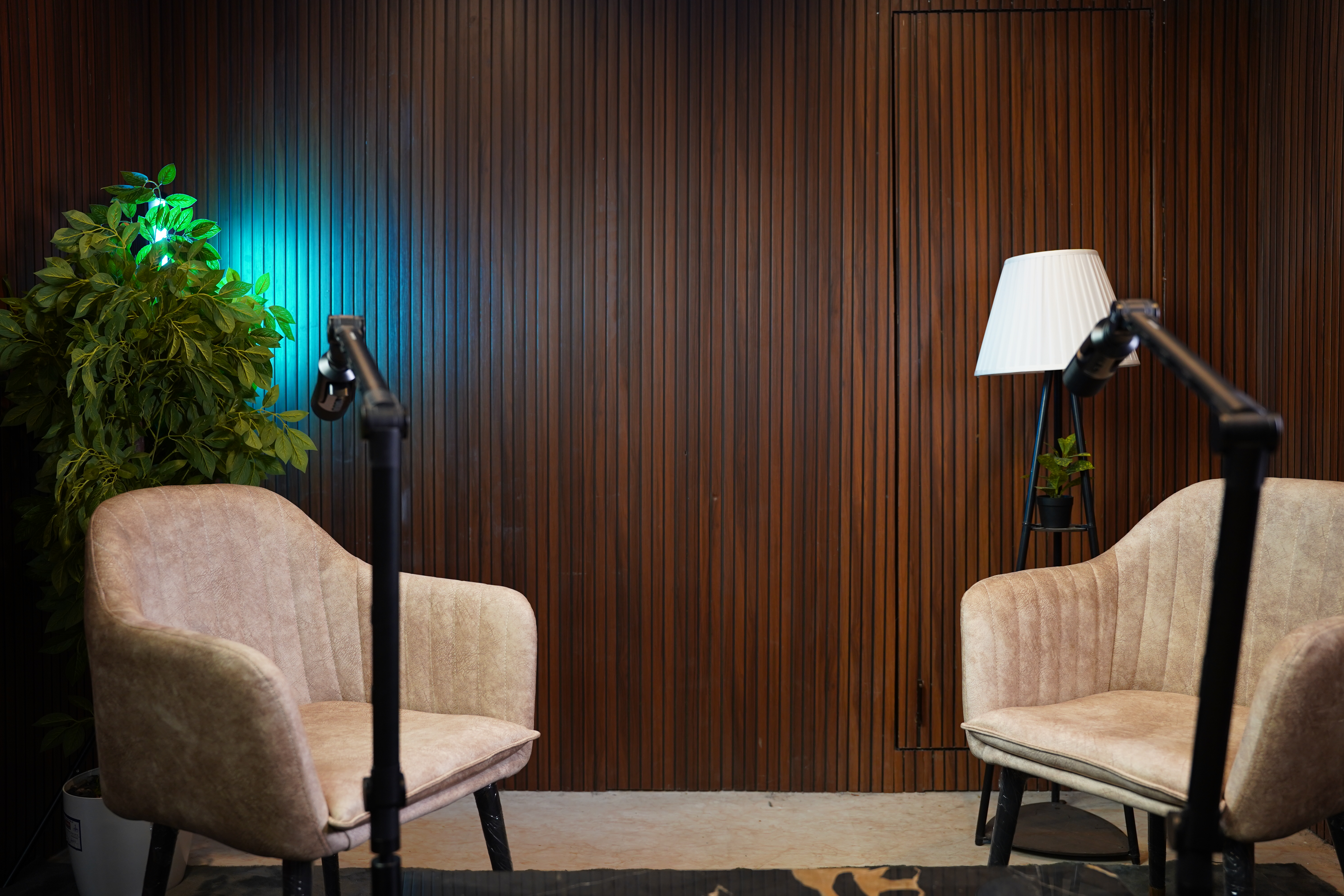 Podcast and interview studio setup Chennai