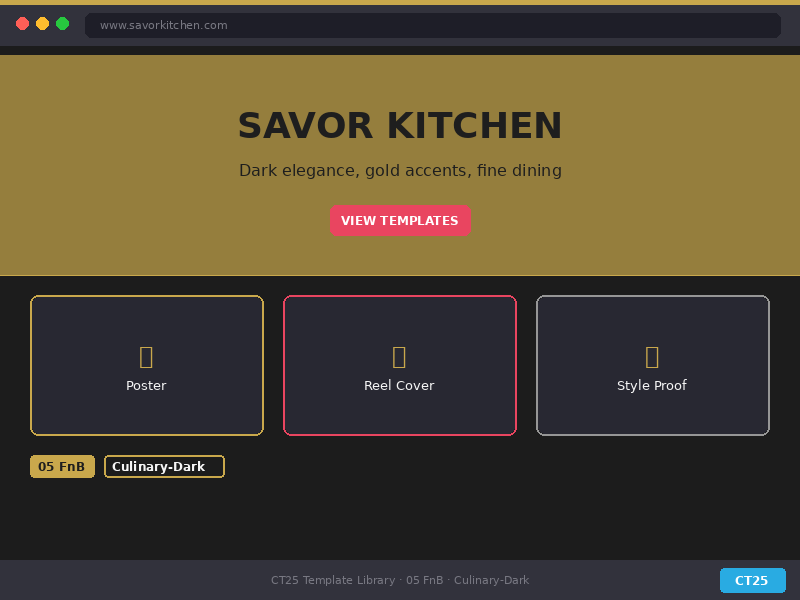 Culinary Dark
